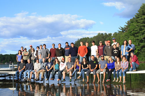 Summer crew at Trout Lake Station