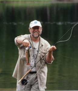 Steve Carpenter with trout