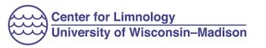 Logo of CFL with CFL Logo on right and Center for Limnology written out above University of Wisconsin-Madison below